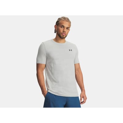 UNDER ARMOUR - ua vanish elite smls ss camo-gry - Training t-shirt korte mouw heren - Grijs