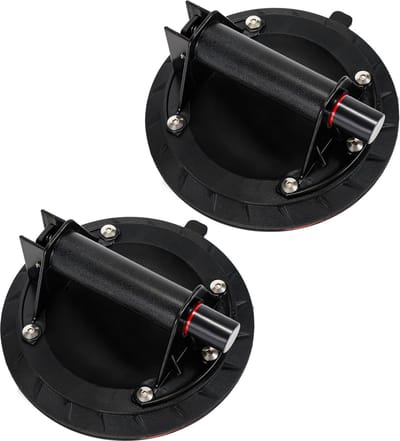 4 stuks Vacuümheffer Zuigheffer, zuighouder met drukindicator, zuigheffer tegels voor terrasplaten, platenheffer vacuüm laadvermogen 100kg