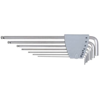 KS Tools 964.0515 Inbus Haakse schroevendraaierset 1.5 mm, 2 mm, 2.5 mm, 3 mm, 4 mm, 5 mm, 6 mm 7-delig