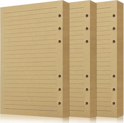 Lijnpapier voor A5 notitieboekjes - Herbruikbaar vulpapier voor notities, schetsen en journaling