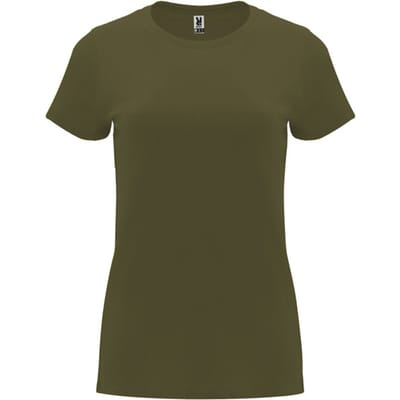 Roly Dames/Dames Capri T-Shirt (Leger Groen)