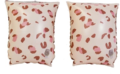Swim Essentials - Zwembandjes met panterprint - Zwemvleugels - Kinderen - Jongens - Meisjes - 0-15 kg - 0-2 jaar - PVC - oudroze