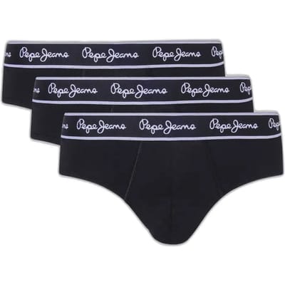 Pepe Jeans Pepe Slips 3 Eenheden Zwart L Man