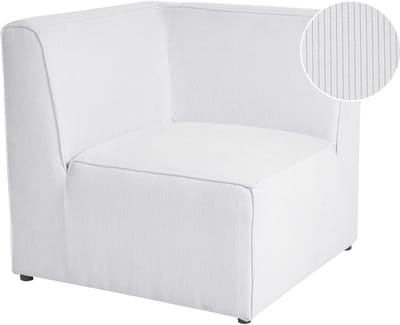LEMVIG - Hoekmodule - Gebroken wit - Corduroy