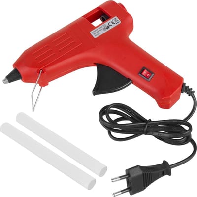 Krachtig Heet Lijmpistool 40W met 14 Transparante Lijmstiften voor DIY en Reparaties