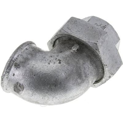 90Graden Hoekige Verbinder Rp1 1/2'' Vrouwelijk Gietijzeren Platte Dichting Centellen 25bar (351,25psi)