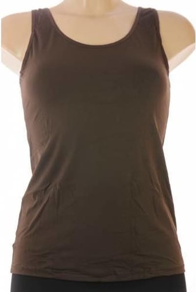 Avet topje 7591 brede band - Zwart - XL