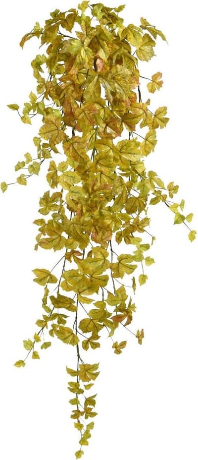 Herfst Maple kunst hangplant 120cm - geel