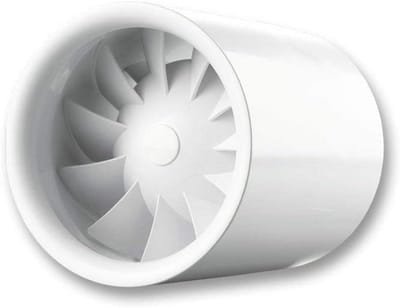 Energiezuinige Inschuifventilator voor Kanalen Ø 125 mm - Stil & Krachtig
