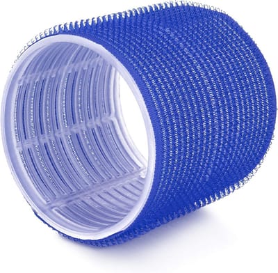 Thijox - Krulspelden Groot, Zelfklevend Haarrollers 76 mm, Set van 6 Stuks met Klittenband voor Hitteloze Krullen en Volumineuze Kapsels zonder Warmte