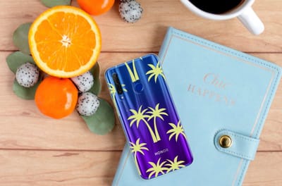 Back Cover voor Honor 20 Lite TPU Case Palmtrees