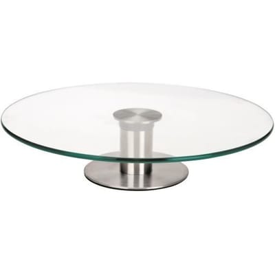 Draaiplateau - IBILI - 717130 - Glas en roestvrij staal - Diameter 30 cm