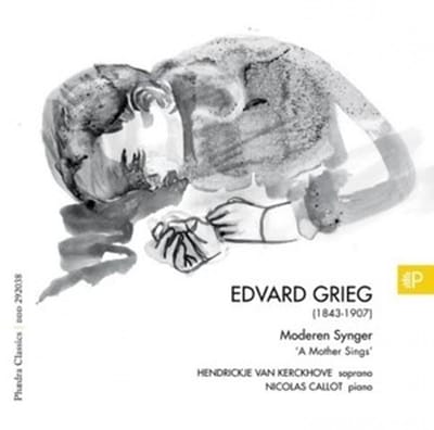 Hendrickje Van Kerckhove & Nicolas Callot - Edvard Grieg: Moderen Synger 'A Mother Sings' (CD)