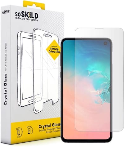 SoSkild Samsung Galaxy S10e Full Glue Tempered Glass Zwart