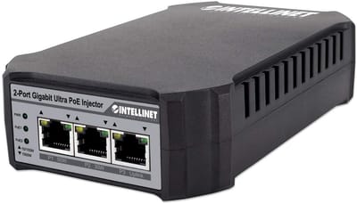 2-poorts Gigabit PoE Injector - 1x50W Ultra PoE en 1x30W PoE