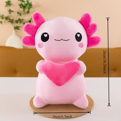 Schattig Cartoon Axolotl Pluche Speelgoed Super Zacht Salamander Dier Gevuld Pluche Knuffel Kussen Koppel Zacht Axolotl Woondecoratie Kerstcadeau