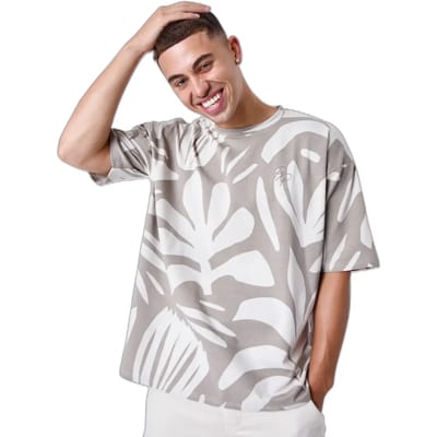 T-shirt met patroon Project X Paris Végétal Abstrait