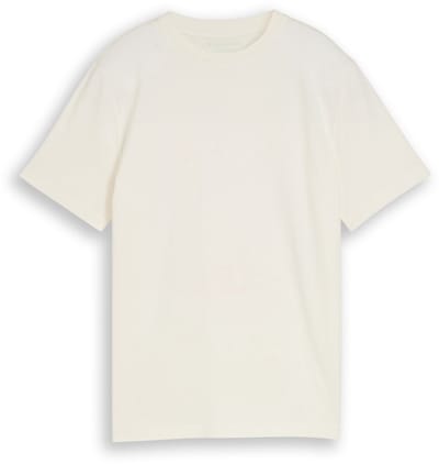 Tom Tailor - Glow-in-the-dark T-shirt met print op de rug - Maat 152 - Wool White