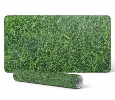 Vinyl beschermmat voor op de werkplek, weelderig gras, 90x45 cm