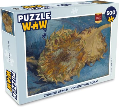 Puzzel Zonnebloemen - Vincent van Gogh - Legpuzzel - Puzzel 500 stukjes