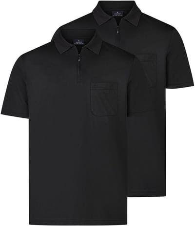 RAGMAN Heren poloshirt 2 pack Basic