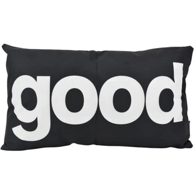 Gek op kussens! Sierkussen good zwart | 30 x 50 cm | katoen/polyester