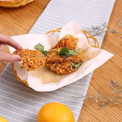 Absorberend Papier voor Olie, 50 Stuks, Voedsel Tissue Papier voor het Verwijderen van Olie, Ideaal voor Bakken en Koken