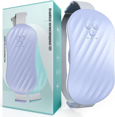 SCH® Warmtekussen oplaadbaar - Warmtekussen - Warmtekussen elektrisch - Paars - 19cm x 9cm x 3cm