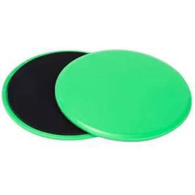 2 STKS pilates slideplaat yoga buik voet fitness slideplaat thuisoefening core training slidebord slide mat groen