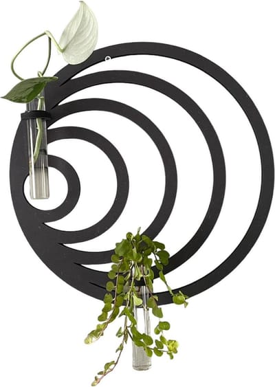Plantenrek - Muurdecoratie - Stekstation - Plantenhanger - Wanddecoratie - Hangpot - Hangpotten binnen -Bloempot - Reageerbuisjes - Stekken - Plantenbak - Plantensteun - Moederdag cadeautje - Moederdag - Sinterklaas cadeautjes - Kerstcadeau