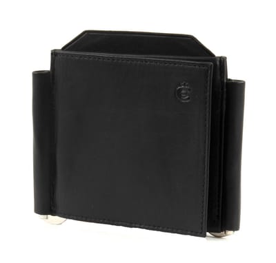 Esquire Logo Portemonnee V Leer 11 cm - Jongens - Horizontaal - schwarz