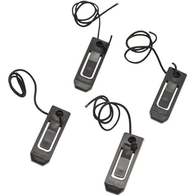 4 STKS Sup Split Surfer Paddle Board Fin Clip Waterafscheider Waterski Board Visvin Clip Gesp zwart