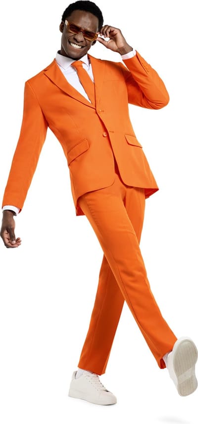 OppoSuits The Orange - Heren Pak - Carnavalskleding - Oranje - Koningsdag Nederlands Elftal - Feest - Maat 54