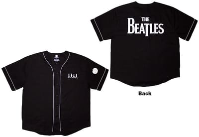The Beatles - Apple Logo / Walking Shirt - S - Zwart