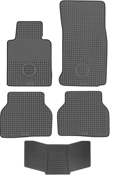 Max-Dywanik - BMW 3 E46 - Rubber Mat Set - Tunnelbescherming - Zwart