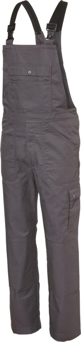 Ultimate Workwear - Amerikaanse Overall WANGEN (tuinbroek, BIB, bretelbroek) - polyester/katoen 245g/m2- Donker Grijs