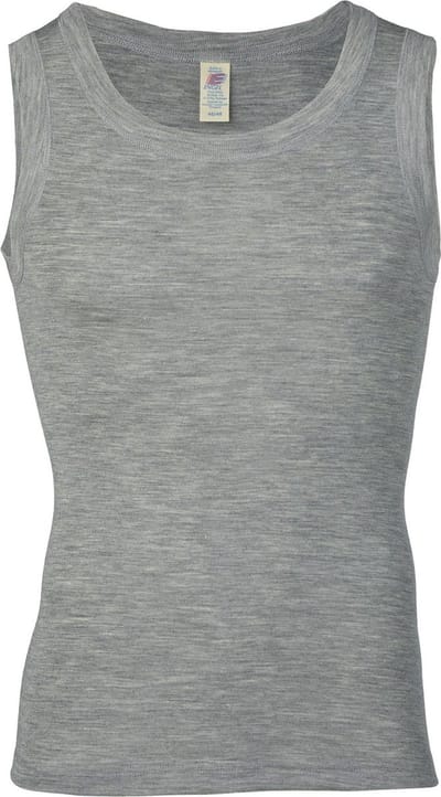 Heren Hemd Zijde - Merino Wol - Engel Natur - GOTS - grijs 54/56(XL)