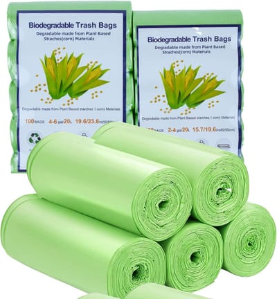 Vuilniszakken - Prullenbak zakken - Kleine ruimtes - Extra dik lekvrij - 15-20 Liter - Groen