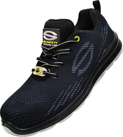 SIR SAFETY DUAL LIFE Veiligheidsschoenen S1PS HEREN Werkschoen Zwart - Glasvezel Neus en Composiet Tussenzool - Antislip SR - Ademend