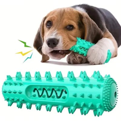 Honden Knaagspeeltje – Tanden Poetsen met Tartar Controle Knaagspel, Bevredigt Natuurlijke Kauwbehoefte & Bevordert Frisse Adem blauw