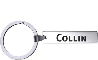 Sleutelhanger Met Naam - Collin - RVS