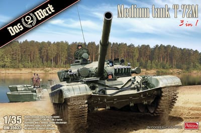 Das Werk Modelbouwpakket Militaire voertuigen - 35032 Medium tank T-72M - 3 in 1 Plastic - 1:35 - Modelbouw