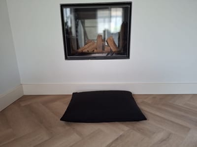 Dog's Companion - Hondenkussen / Hondenbed bench kussen 66x54cm - Hondenkussen / Hondenbed bench kussen zwart 66x54cm
