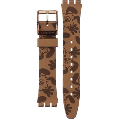 Swatch Plastic - Originals Medium (34mm) /Access/Solar/Musicall/Stop - G/SK/SL/SR/SS/SO28 ASO28Z701 Vic Bronze by Verdy band