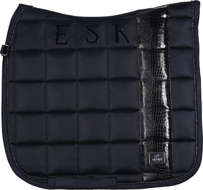 Eskadron Zadeldek Platinum Big Square Glossy Donkerblauw - Donkerblauw - veelzijdigheid Paard