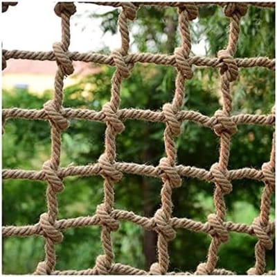 Kinder Klimnet - Touw Net - Buiten Spelen - Versterkte Randen - 8mm Touw 8cm Gaas - Natuurlijk