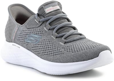 SKECHERS SKECH-LITE PRO NATURAL BEAUTY Dames Sneakers - Grijs, Elegant en Comfortabel