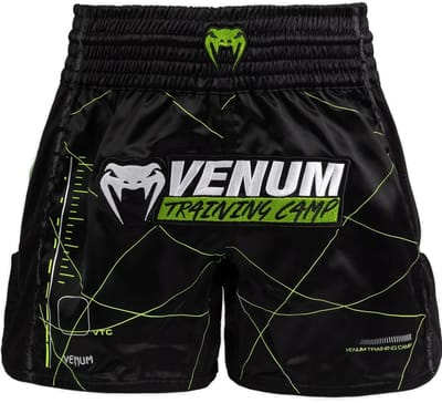 Venum Training Camp 4.0 Muay Thai Short Zwart Neo Groen - M
