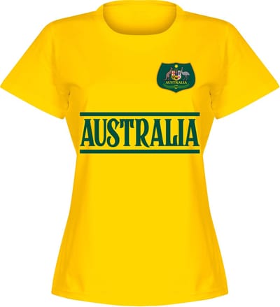 Australië Team T-Shirt - Geel - Dames - S