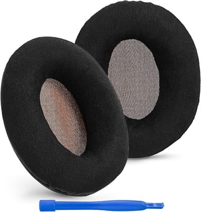 Vervangende Oorkussens voor Sennheiser Momentum On-Ear, HD1 en Momentum 2.0 Hoofdtelefoons, Zacht Velours en Comfortabele Pasvorm